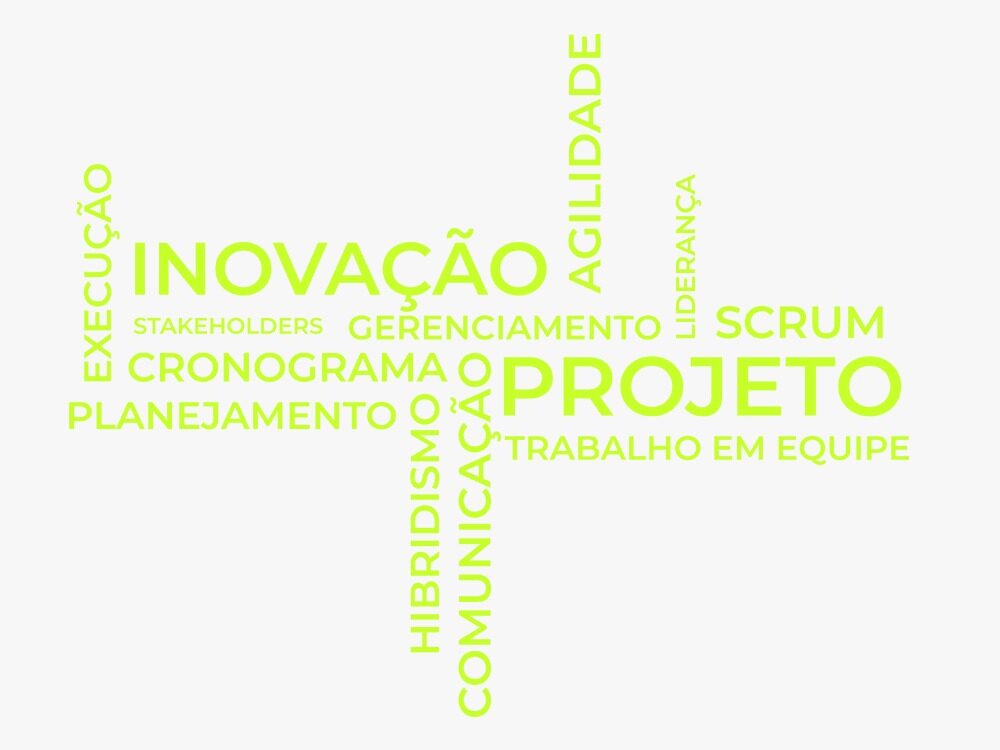 execução, inovação, agilidade, stakeholders, gerenciamento, liderança, scrum, cronograma, projeto, planejamento, hibridismo, comunicação, trabalho em equipe